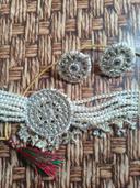 Royal Kundan Pearl Choker Set with Earrings photo review