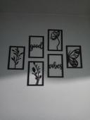 Good Vibes Botanical Wall Frame Set – 6 Pieces photo review