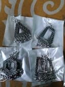 Oxidized Silver Earrings Combo Set of 9 for Women & Girls photo review