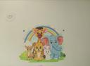 Cute Jungle Animals Wall Sticker for Kids Room photo review
