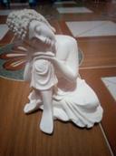 Peaceful Sleeping Buddha Resin Showpiece for Home & Garden Decor photo review