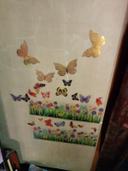 Golden 3D Butterfly Wall Stickers – Set of 12 photo review