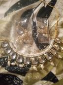 Elegant Green Kundan & Pearl Bridal Jewelry Set photo review