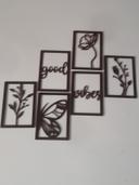 Good Vibes Botanical Wall Frame Set – 6 Pieces photo review
