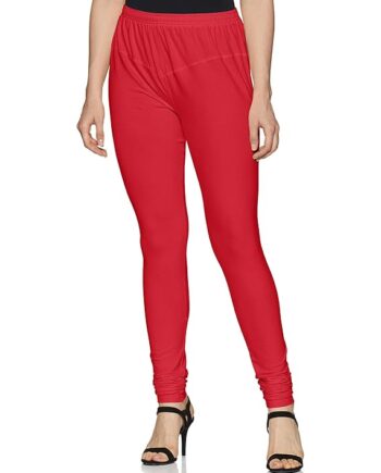 Vami Red Churidar Leggings