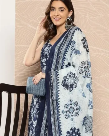 Women Printed Kurta and pant Set