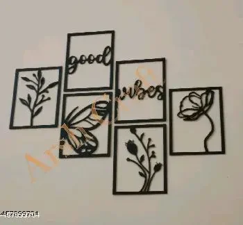 Good Vibes Botanical Wall Frame Set