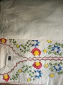 Cream Cotton Embroidered Straight Kurta Set for Women photo review