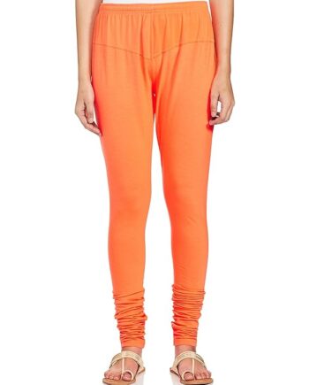 Vami Orange Churidar Leggings