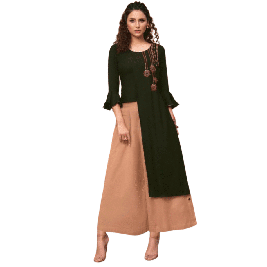 Diya Trends Stylish Indo-Western Kurti Set for Women